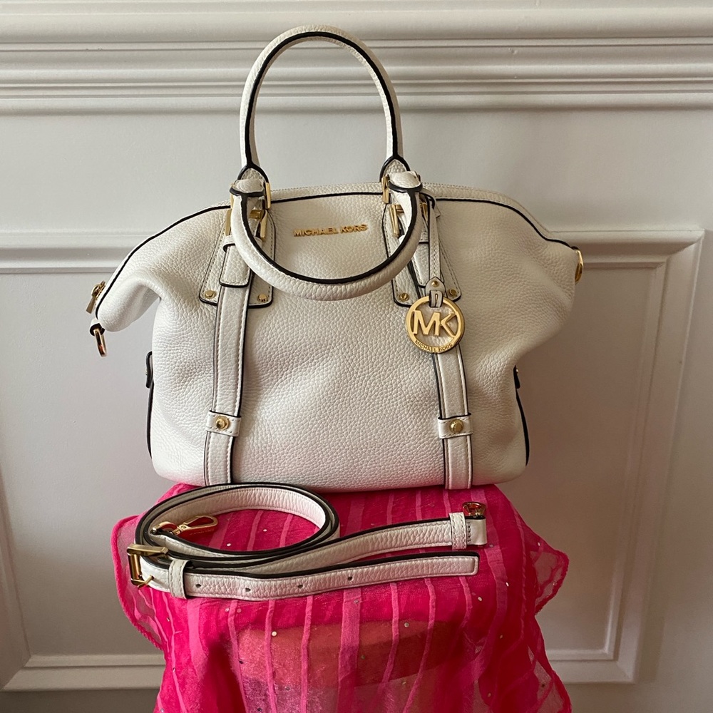 Michael Kors White Handbag